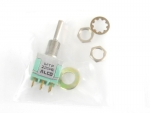 Alco MTF226PA SP3T On-On-On 1/4" Flat Handle Mini Toggle Switches. MS