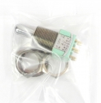 Alco MTG206P DPDT On-Off-On 1/2" Bat Handle Mini Toggle Switch. MS