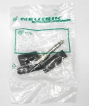 New Bagged Neutrik NP3C 1/4" Stereo TRS Black Shell Connector. CQ