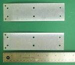 TWO New Steel Joiner Plates For UREI & UA LA-3A, LA-4, Other Half Rack Gear. UJ