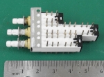 NOS Dialstat Interlocking Switch Assembly W/ 2-Pole, 4-Pole, 6-Pole Switches For Neve Consoles, Modules. X6