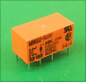 New 5 Volt DC Sealed DIP 2-Pole Relay For Otari Tape Recorders, Etc. RL