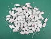 Lot Of 100 New 20 Ohm 5 Watt Rectangular Ceramic Wirewound Resistors. RE