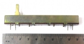 NOS TBM 2K 87x12x10mm PCB or Panel Mount Audio Taper Fader Slider. FA