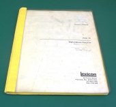 Lexicon PCM 70 Digital Effects Processor Owner's Manual. MM