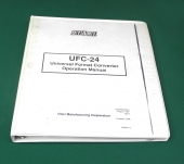 Otari UFC-24 Universal Format Converter Operation Manual, Complete. MM