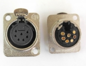 1 Neutrik NC7FD-1 7-Pin Female XLR Panel Mount Connector. CL