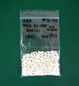 Lot Of Approx. 500 Pcs. C&K 7062 White Cap For Miniature Toggle Switches. MS