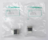 Lot Of TWO Neutrik NE8FDV-YK Panel Mount RJ45 Ethercon Locking Connectors. CA