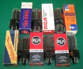 6 Vintage RCA Assorted Label 5Y3 Rectifier Tubes. Satisfaction Guaranteed E7 T5