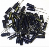 Lot 52 New Panasonic 220UF 16V HFZ 105C Thin Radial Electrolytic Capacitors. CE