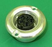 Used 5-pin large Tuchel Female Panel Connector Blade Pins Neumann Mics, Desks. T6