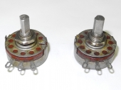 Lot Of TWO NOS Unused A-B Type J 2.2K Linear Taper 2 Watt Potentiometers. PC