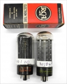 NOS NIB RCA 5U4GB, Airline 5U4GB, Both Test VERY Strong, Guaranteed Lot 5519. T5