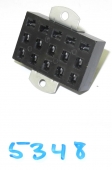 Unused Female Cinch Beau Jones 15-Pin Chassis Mount Connector, Vertical Mount. CJ