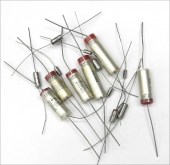 15 Asst'd NOS Sprague Axial Tantalum Capacitors, .1 - 250UF, Various Voltages. CF