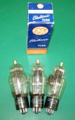 3 Vintage USA 6BG6G Beam Power Tubes. Satisfaction Guaranteed. Lot Z44 TP
