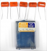 5 NOS Unused Sprague Orange Drop 2UF 200VDC Capacitors For Guitar Amps, Etc. CV