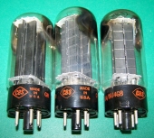 3 Vintage CBS (RCA & GE) 5U4GB Rectifier Tubes. Satisfaction Guaranteed. Q9 T5