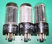 3 Vintage GE 5Y3 Rectifier Tubes. Satisfaction Guaranteed. Lot I9 T5