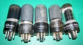 5 Vintage Assorted Brand 6V6 Power Tubes. Guaranteed. Lot E9 TV