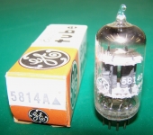 Vintage 5 Star NOS GE 5814A/12AU7 Preamp Tube, Satisfaction Guaranteed. B3 TU