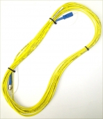 New 25' 25 Foot ST to SC Fiber Optic Cable, Simplex, Single Mode, Riser Rated. FI