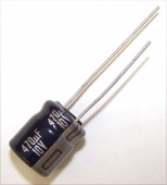 Qty 25 Panasonic 470UF 10V 105C Radial Electrolytic Capacitors. CE