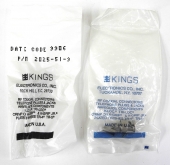 1 New Kings 2025-51-9 Male 75 Ohm BNC Plugs Connector. CB