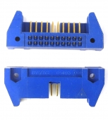 Unused Berg 65483-001 20-Pin Gold 90 Degree Right Angle PCB Header. ED