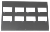 Sony MXP-3000 Channel 25-32 Plexiglas Meter Overlay used