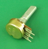 dbx 160x dbx 166 Alpha 20k linear pot, 6mm x 18mm "D" shaft pot. PC