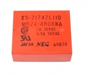 NEC KS-21742L110 MR24-4R08NA Relay 5VDC Coil, 4PDT 2A Contacts For H3000 Etc. EA