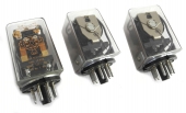 THREE Used Guardian A410-362139-20 Octal Relays 12VDC Coil 5 Amp DPDT Contacts. RL