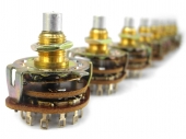 Lot Of Unused EIGHT 4P3T 3-Position Rotary Switches, 6mm Bushing. SE