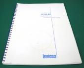 Original Complete Lexicon PCM80 Digital Effects Processor User Guide. MM