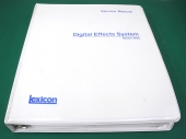 Lexicon 480L Digital Effects Service Manual in 3-Ring Binder w/Schematics. MM