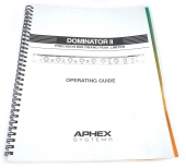 Original Aphex Systems Dominator II Multiband Peak Limiter Operating Guide. MM