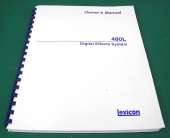 Original Lexicon 480L Digital Effects System Owner's Manual V4.0. MM