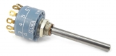 NOS Elma 01-1264 2 Pole 2-6 Position Non-Shorting Gold 30 Deg. Rotary Switch. SE