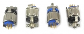 FOUR Used WPI Wire Pro Cooper Amphenol 126-195 7-Pin Male Connectors. CA