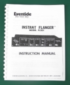 Eventide FL201 Instant Flanger Instruction / Maintenance Manual w/Schematics. MU