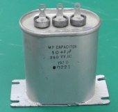 MP 2UF / 10UF 250VAC Flange Base AC Capacitor For Motor Start, Etc. CC