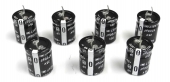 Lot Of SEVEN New panasonic 4700UF 25V 85C Snap In Capacitors. CE