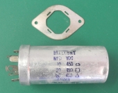 Unused Mallory 40uf / 20UF / 20UF 450VDC FP Twist Lock Can Capacitor w/Metal Wafer. Reformed, Tested. Dings, Poor Cosmetics. FP