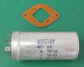 Unused Mallory 40uf / 20UF / 20UF 450VDC FP Twist Lock Can Capacitor w/Phenolic Wafer. Reformed, Tested. Dings, Poor Cosmetics. FW