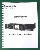Eventide 2826 Omnipressor Instruction Manual w/Schematics, Tech Info, Etc. MN
