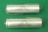 "2 CDE Long Life Power Grade Axial 1300UF 75VDC 105C ""Laydown"" Electrolytic Capacitors. CK"