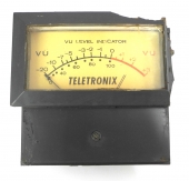 Teletronix UA UREI LA-2A Original Beede VU Meter Works But Damaged Cover #2. UU
