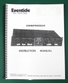 Eventide 2830 Omnipressor Instruction Manual w/Schematics, Tech Info, Etc. MN